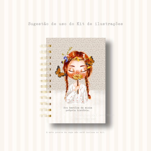 Kit Ilustrações Digital Elas - Image 8