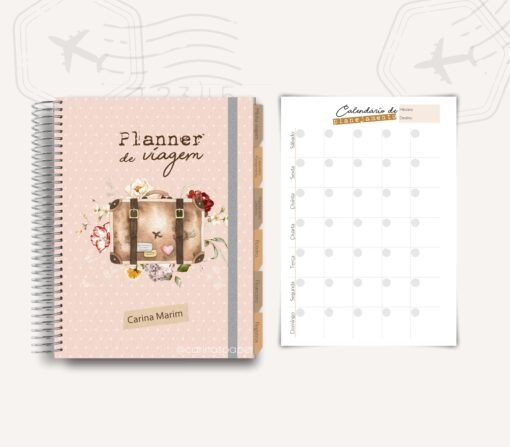COMBO 10 capas digitais para Planner ou Diário de Viagem (para miolo A5) - Image 3