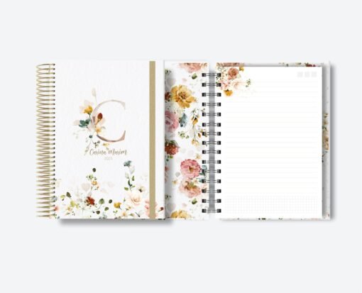 COMBO digital 7 miolos florais para caderno A5 - Image 11