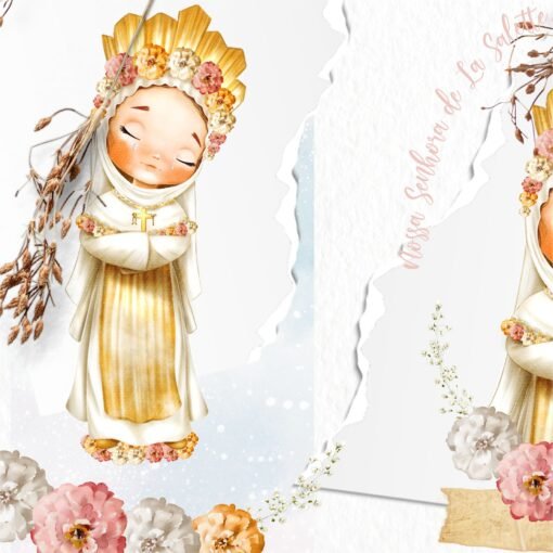 Mini Kit digital Nossa Senhora de La Salette (Santinhos) - Image 7