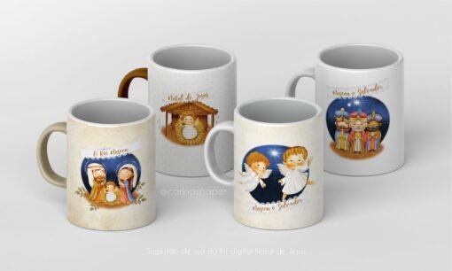 Kit Digital de Ilustrações Natal de Jesus - Image 5
