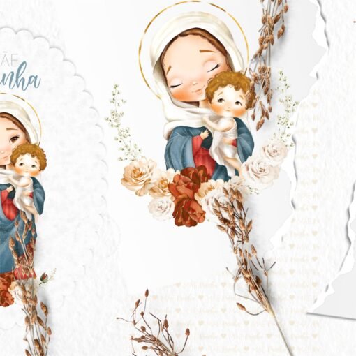 Kit digital Mãe Rainha (Santinhos) - Image 10