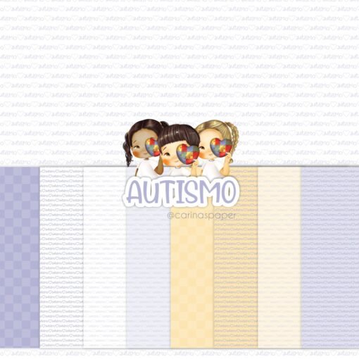 COMBO Ilustrações Digital Meninos e Meninas Autistas versão 2023 - Image 3