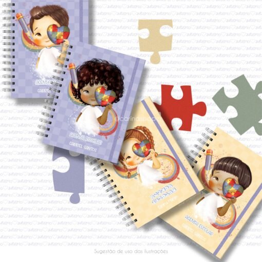 COMBO Ilustrações Digital Meninos e Meninas Autistas versão 2023 - Image 6