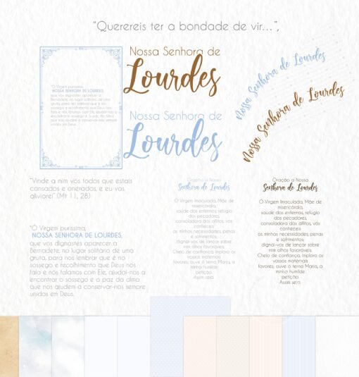 Kit Digital Nossa Senhora de Lourdes (Santinhos) - Image 4