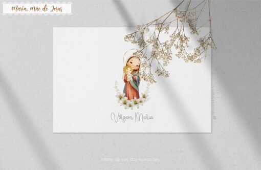 Kit Digital Maria, mãe de Jesus (Santinhos) - Image 13