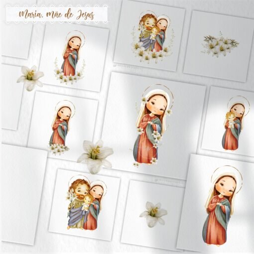 Kit Digital Maria, mãe de Jesus (Santinhos) - Image 3
