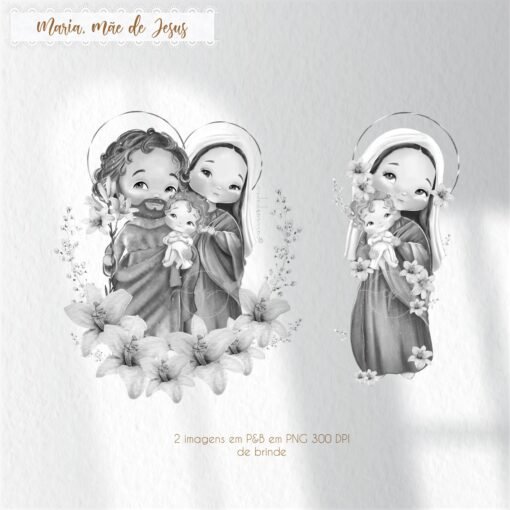 Kit Digital Maria, mãe de Jesus (Santinhos) - Image 5