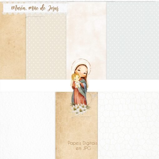 Kit Digital Maria, mãe de Jesus (Santinhos) - Image 8