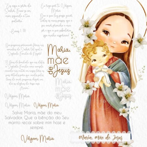 Kit Digital Maria, mãe de Jesus (Santinhos) - Image 9