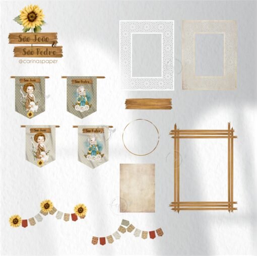 Kit Digital São João e São Pedro (Santinhos) - Image 12