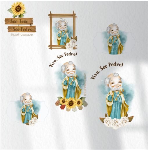 Kit Digital São João e São Pedro (Santinhos) - Image 7