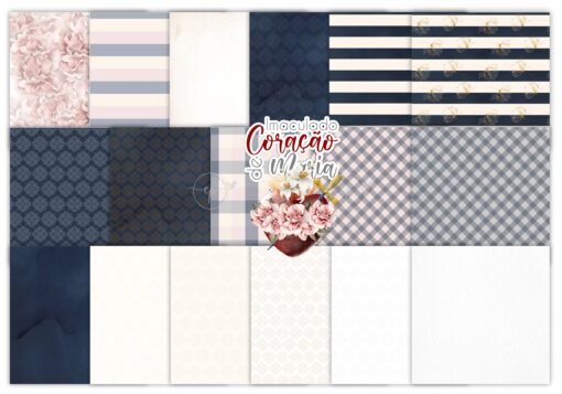 Kit Digital Imaculado Coração de Maria (Santinhos) Carinas Paper - Image 13