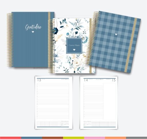 Arquivo digital COMBÃO Multicolor 7 Miolos de agenda datada 2024 +COMBO 20 Capas | Carinas Paper - Image 3