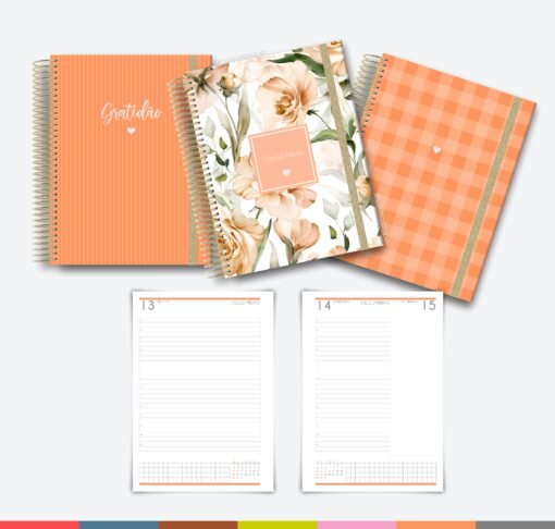 Arquivo digital COMBÃO Multicolor 7 Miolos de agenda datada 2024 +COMBO 20 Capas | Carinas Paper - Image 7