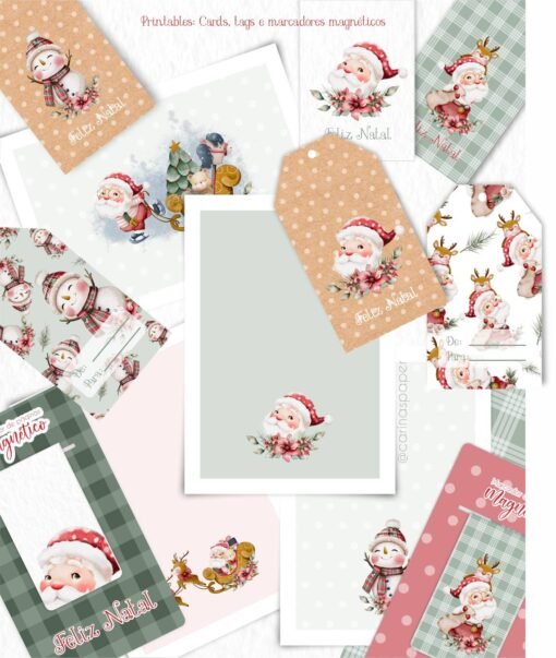 Printables Papai Noel | Carinas Paper