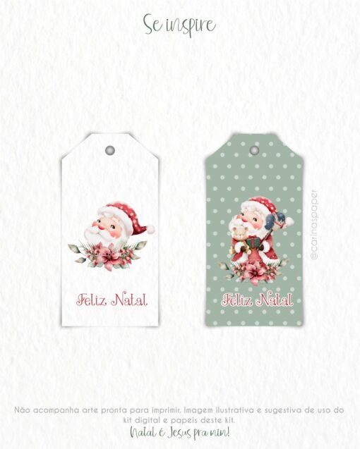 Kit Digital Papai Noel (Natal) | Carinas Paper - Image 12
