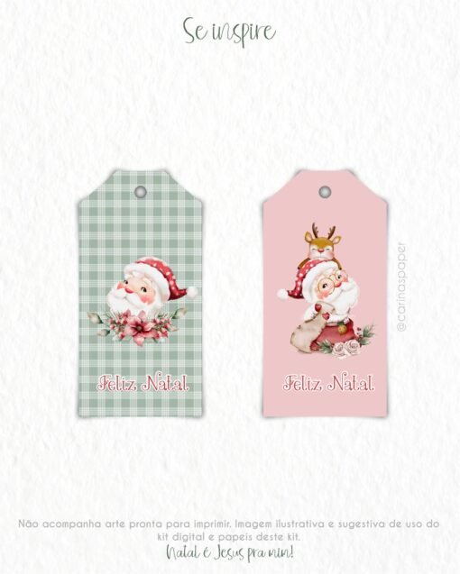 Kit Digital Papai Noel (Natal) | Carinas Paper - Image 13