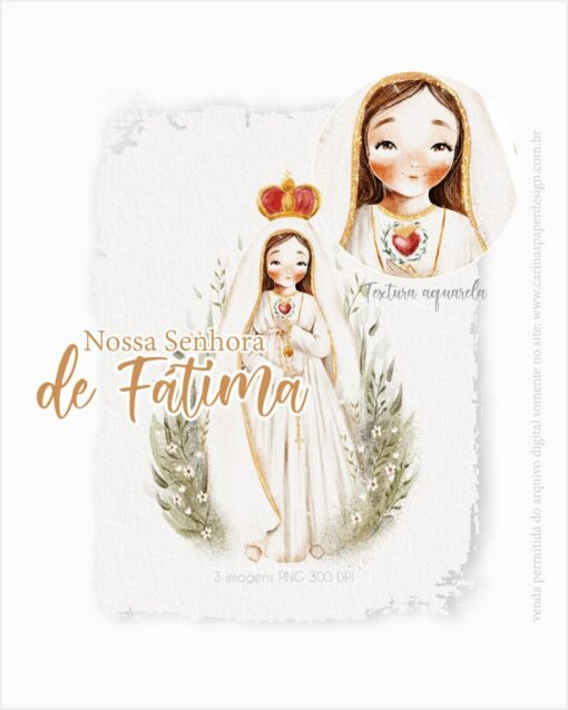 COMBO Digital Ilustrações Santinhas versão adulta  | Carinas Paper - Image 10