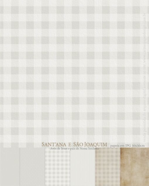 Kit Digital Ilustrações São Joaquim e Santana | Carinas Paper - Image 4