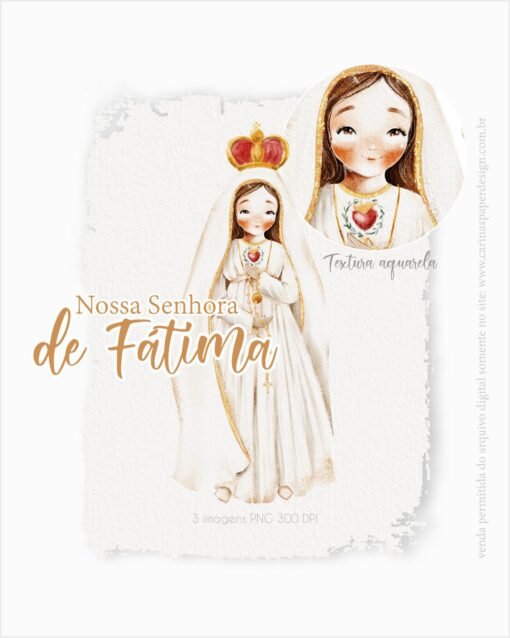 COMBO Digital Ilustrações Santinhas versão adulta  | Carinas Paper - Image 11