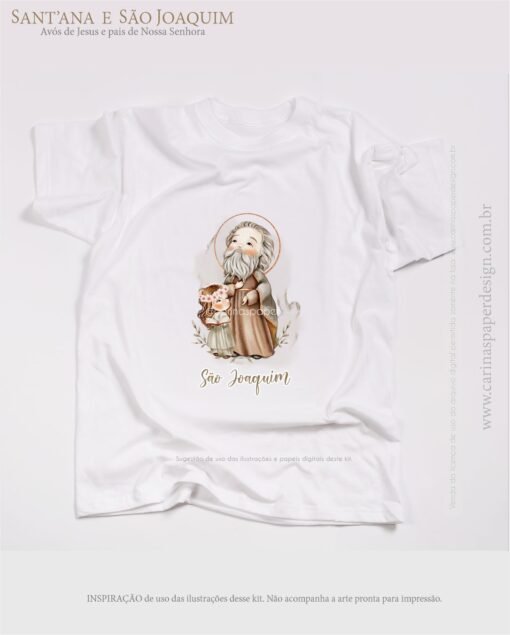 Kit Digital Ilustrações São Joaquim e Santana | Carinas Paper - Image 7