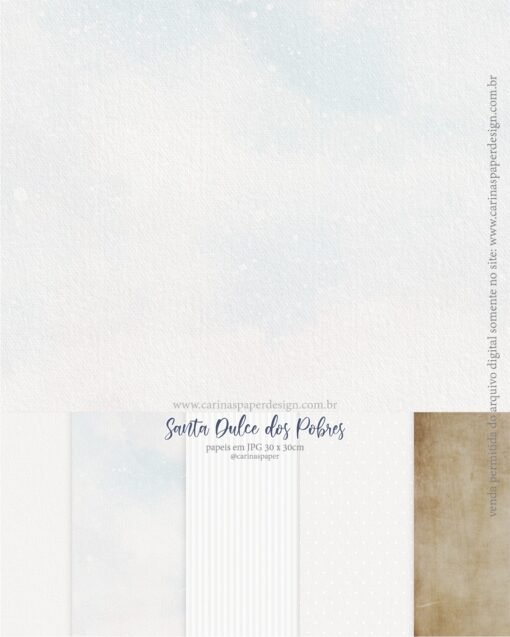 Kit Digital Ilustrações Santa Dulce dos Pobres | (Santinhos) Carinas Paper - Image 4