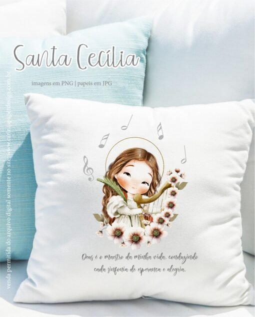 Kit Digital Santa Cecília | Carinas Paper - Image 6