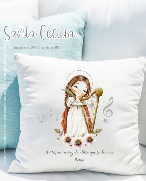 Kit Digital Santa Cecília | Carinas Paper - Image 7