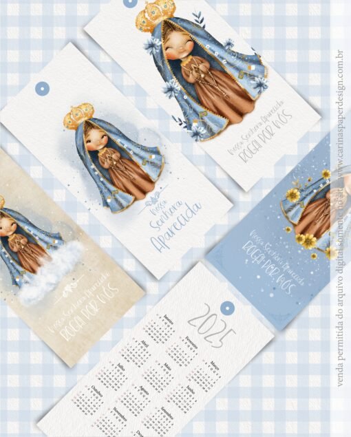 Kit Printables Nossa Senhora Aparecida 5- Calendários
