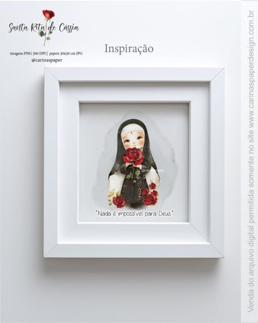 Kit Digital Ilustrações Santa Rita (Ritinha) - Imagem 10