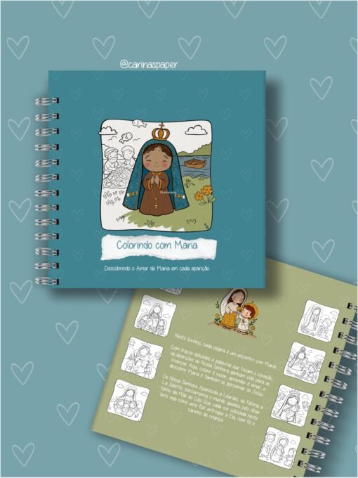 Arte pronta para imprimir Livro de Colorir: Colorindo com Maria - Image 8