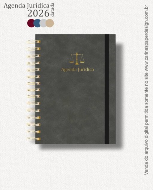 Combo 22 capas A5 para Agenda Jurídica 2026 - Imagem 11