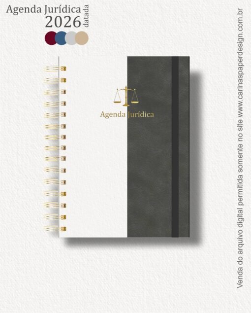 Combo 22 capas A5 para Agenda Jurídica 2026 - Imagem 12