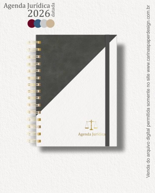 Combo 22 capas A5 para Agenda Jurídica 2026 - Imagem 13