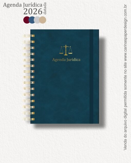 Combo 22 capas A5 para Agenda Jurídica 2026 - Imagem 22
