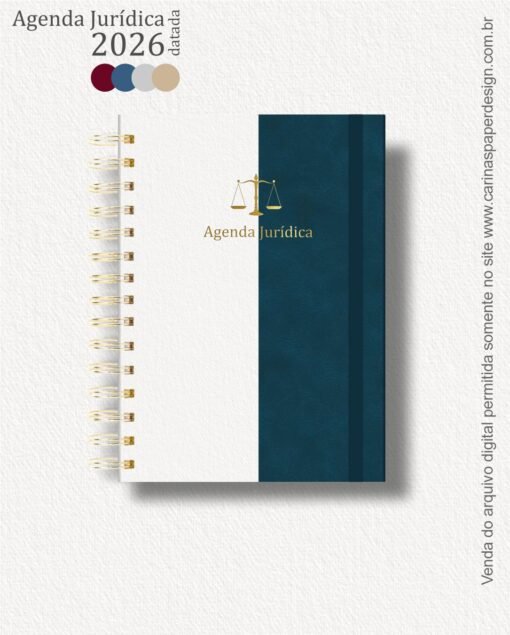 Combo 22 capas A5 para Agenda Jurídica 2026 - Imagem 21