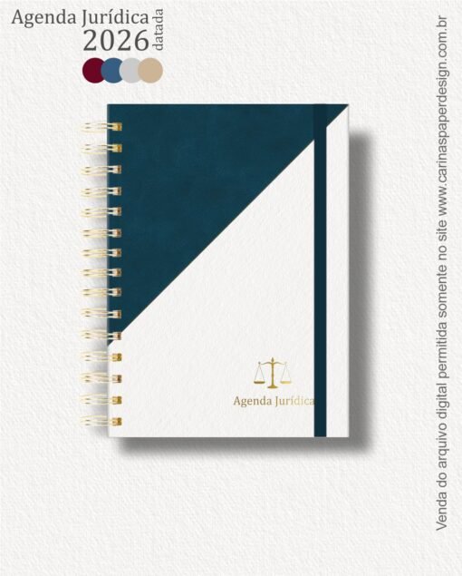 Combo 22 capas A5 para Agenda Jurídica 2026 - Imagem 20