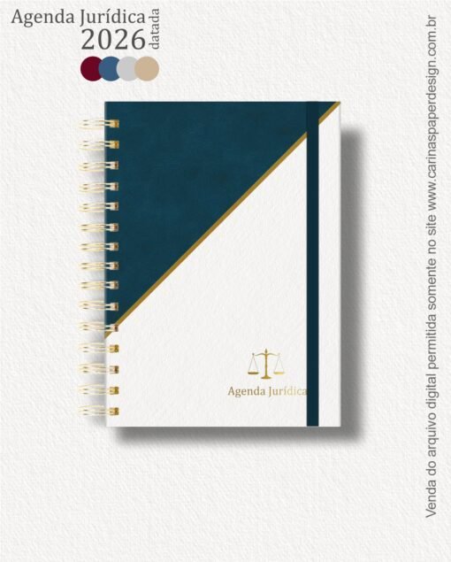 Combo 22 capas A5 para Agenda Jurídica 2026 - Imagem 19