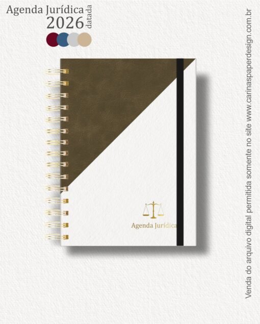 Combo 22 capas A5 para Agenda Jurídica 2026 - Imagem 16