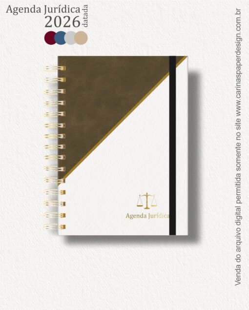 Combo 22 capas A5 para Agenda Jurídica 2026 - Imagem 15
