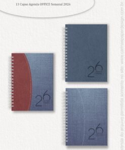 Alternative view of Combo 13 capas A5 para Agenda Office Semanal 2026