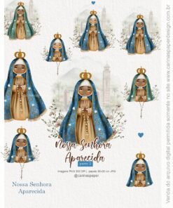 kit Digital Ilustrações Nossa Senhora Aparecida 6 Parte 2