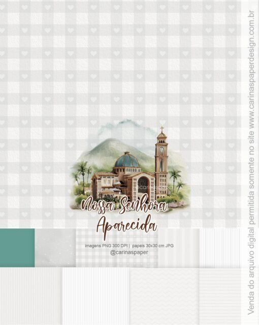 kit Digital Ilustrações Nossa Senhora Aparecida 6 - Imagem 2