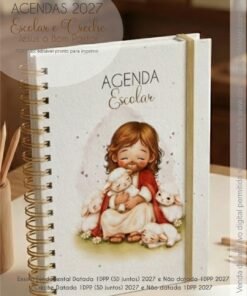 Alternative view of COMBO digital Agenda Escolar EF + Creche + Capas Datada e não datada 2027