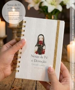 COMBO digital Caderno A6 com versículos católicos + 15 capas