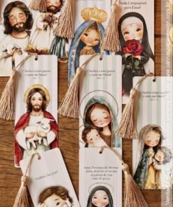 Kit Pronto para Imprimir: Marcadores de páginas Coleção Notas de fé e Devoção