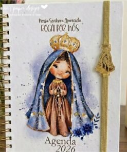 Alternative view of Passante Nossa Senhora Aparecida para elástico chato 7mm - Pacote com 10 unidades