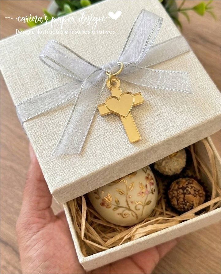 PINGENTE Coleção Páscoa 2026 para Papelaria Criativa - Pacote com 10 Unidades (escolha o modelo) - Imagem 4