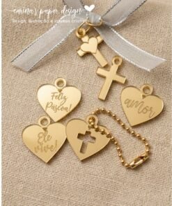 PINGENTE Coleção Páscoa 2026 para Papelaria Criativa - Pacote com 10 Unidades (escolha o modelo)